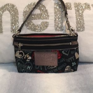 Mini Coach wristlet